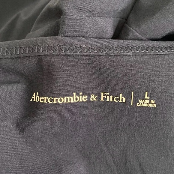 NWT! Abercrombie & Fitch Traveler Jumpsuit Navy Blue Size Large - Picture 6 of 10